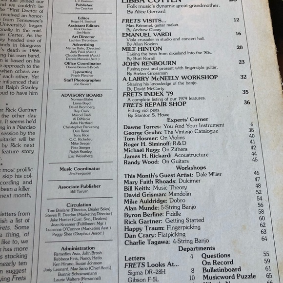 Vintage Guitar Magazines Lot of 10 Guitar Player, Frets, 1979-1983 Duane Allman - Picture 5 of 16